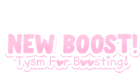 New Boost Sticker