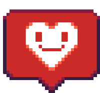 New Post Pixel Art Sticker