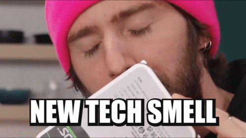 New Tech Smell Linus GIF