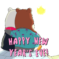 New Year Happy New Year Sticker