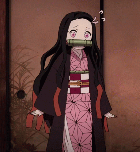Nezuko Chan Scared GIF