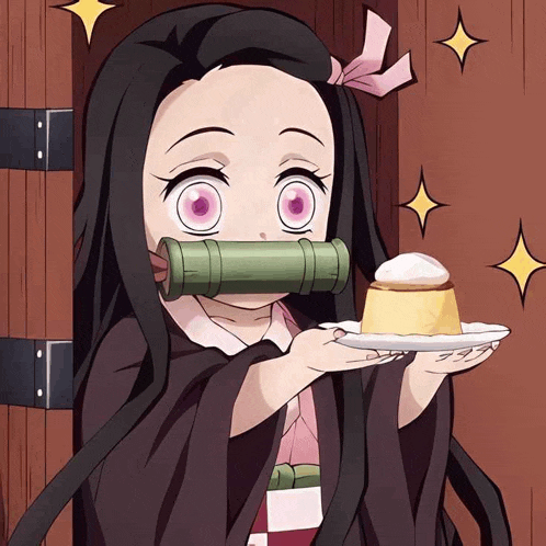 Nezuko Give Food Meme