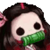 Nezuko Procesando Sticker
