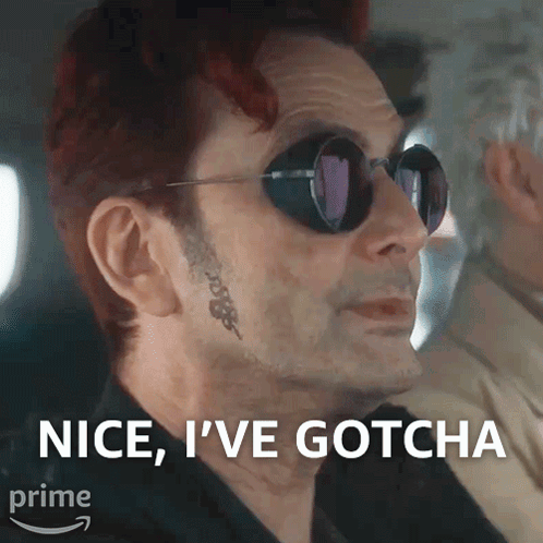 Nice I'Ve Gotcha Crowley GIF