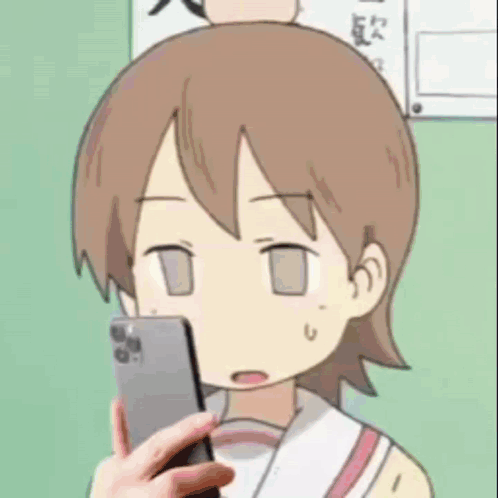 Nichijou Anime Reaction GIF