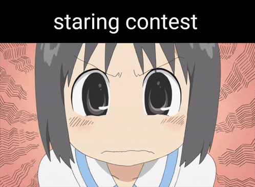 Nichijou Stare GIF