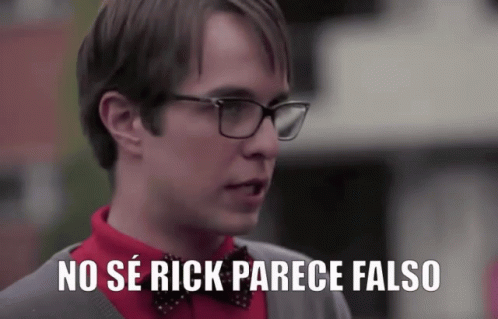 Nicolas De Llaca No Sérick Parece Falso GIF. This 498 x 319 animated GIF is part of our no se rick parece falso collection. Related themes include confused…