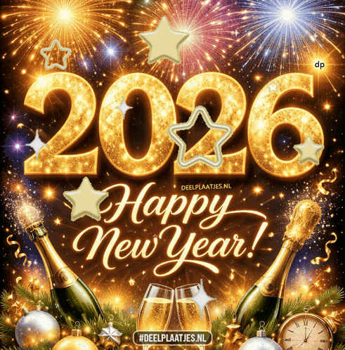 Nieuwjaar 2026 Happy New Year GIF