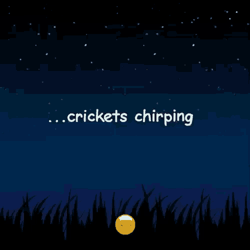 Night Crickets Chirping GIF
