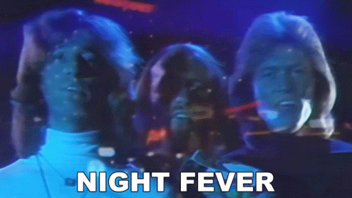 Night Fever Barry Gibb GIF