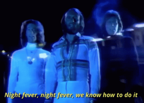 Night Fever Bee Gees GIF