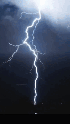 Night Lightning Bolt GIF