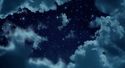 Night Sky Starry Sky GIF