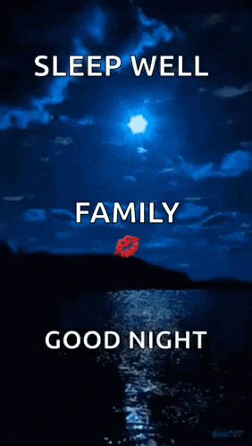 Night Time Night Sky Moon GIF