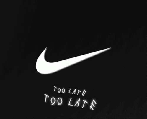 Nike Too Late GIF. This 498 x 406 animated GIF is part of our nike logo collection. Created by NobleDame. View the original animation, share it, or browse…