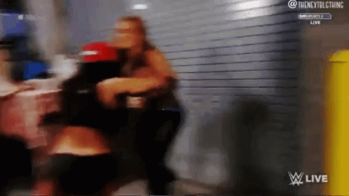 Nikki Bella Attacks GIF