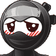 Ninja Vanish Sticker