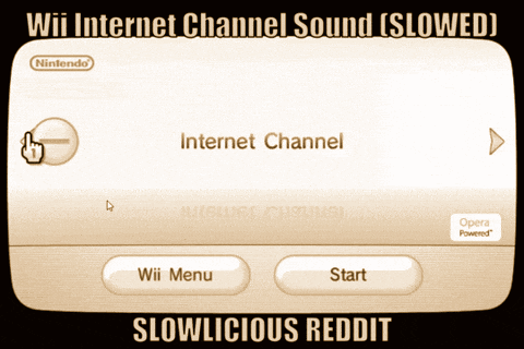 Nintendo Wii Internet Channel Slowlicious GIF