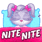 Nite Nite Good Nite Sticker