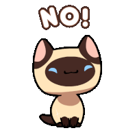No Absolutely Not Sticker