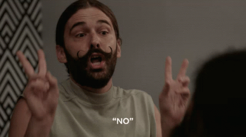 No Air Quotes GIF