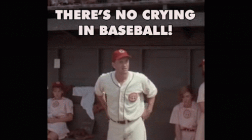 No Crying In Baseball Tom Hanks GIF. This 498 x 278 animated GIF is part of our theres no crying in baseball collection. Created by billybanana. View the…