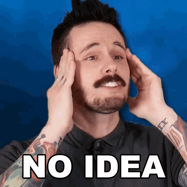 No Idea Liam Scott Edwards GIF