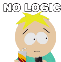 No Logic Butters Stotch Sticker