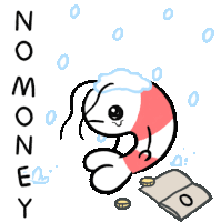 No Money Broke Sticker