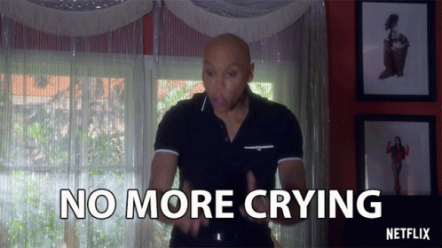 No More Crying Rupaul GIF. This 498 x 280 animated GIF is part of our theres no crying in baseball collection. Created by AJandTheQueen. View the original…