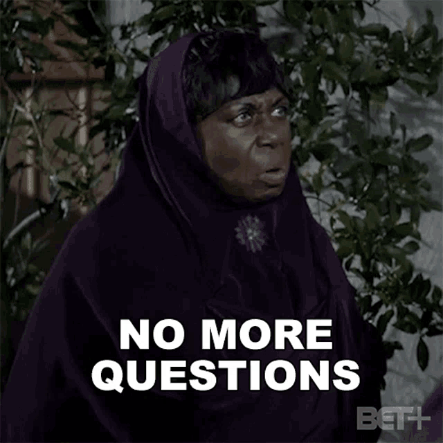 No More Questions Marva GIF