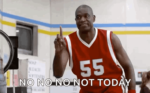No No No Not Today GIF. This 498 x 309 animated GIF is part of our mutombo finger wag collection. Related themes include no no no, nope. Created by…
