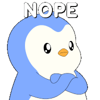 No Nope Sticker