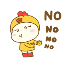 No Nope Sticker