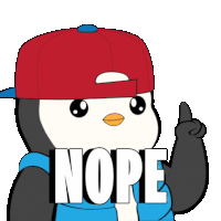 No Nope Sticker