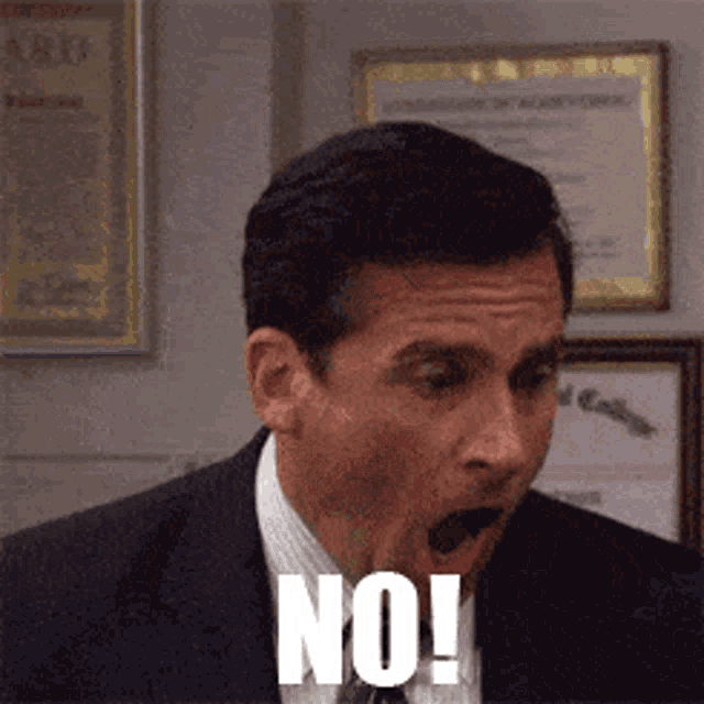 No Please GIF