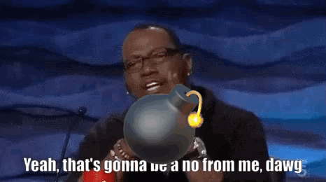 No Randy Jackson GIF. This 466 x 260 animated GIF is part of our thats a no for me dawg collection. Related themes include no. Created by mrtwtecm. View the…