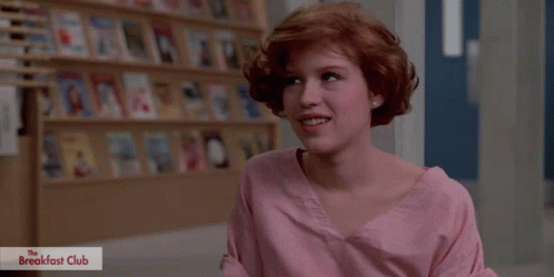 No Shy GIF. This 498 x 249 animated GIF is part of our molly ringwald collection. Related themes include nevermind, no, smh. Created by thebreakfastclub…