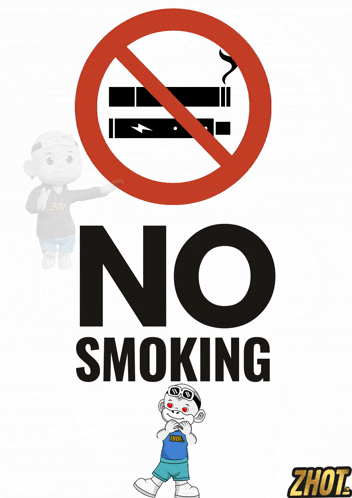 No Smoking Smoke-free Zone GIF