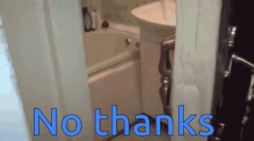 No Thanks Cat GIF