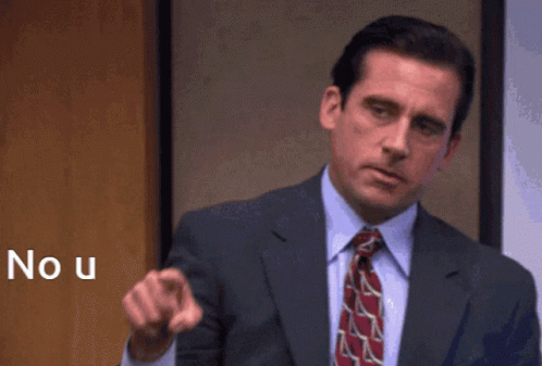 No U Michael Scott No U GIF. This 498 x 337 animated GIF is part of our the office no collection. Created by laurbunny. View the original animation, share…