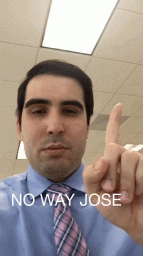 No Way Jose Nope GIF