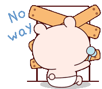 No Way Nope Sticker