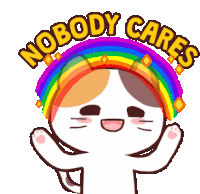 Nobody Cares Sticker