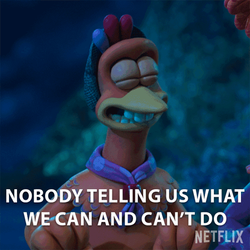 Nobody Telling Us What We Can And Can'T Do Molly GIF