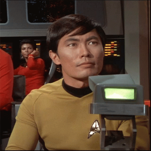 Nod Lt Sulu GIF. This 498 x 498 animated GIF is part of our george takei oh my collection. Related themes include nod, okay, star trek. Created by StarTrek…