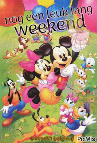 Nog Een Lang Weekend Long Weekend GIF. This 336 x 498 animated GIF is part of our immagini buon weekend collection. Related themes include disney, mickey…