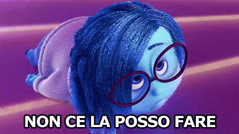 Non Ce La Posso Fare Non Ce La Faccio Inside Out GIF. This 480 x 270 animated GIF is part of our moana pozzi collection. View the original animation, share…