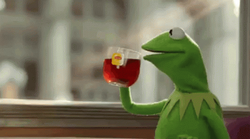 None Of My Business Tea GIF