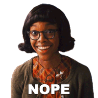 Nope Hazel Sticker